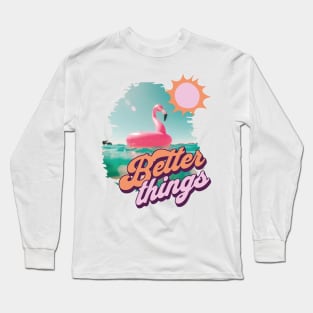 Aespa better things to do with my time | Morcaworks Long Sleeve T-Shirt